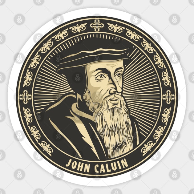 John Calvin Sticker by Reformer